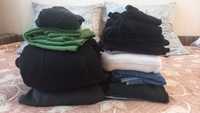 Пакет теплых вещей для девушки р.42 (XS) пальто,туника,свитер,колготы