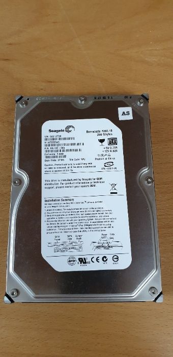 HDD SEAGATE - Barracuda | 7200 RPM | 250Gb