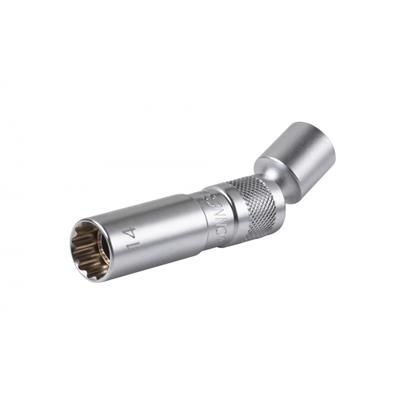 Nasadka do świec zapłonowych 14mm z przegubem