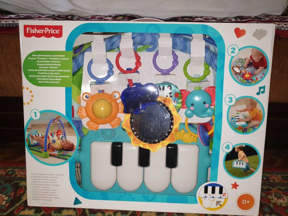 Продам музыкальный развивающий коврик Fisher-Price Пианино