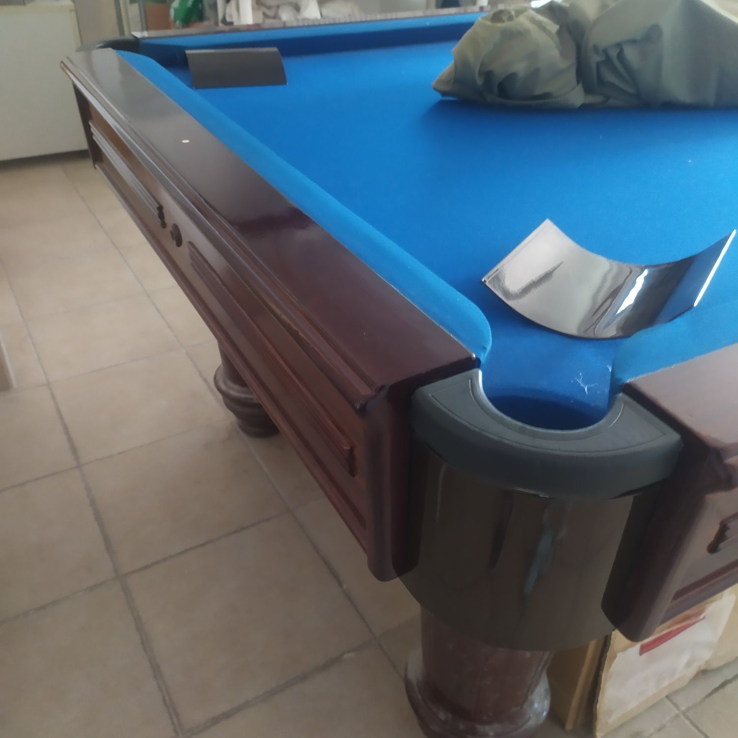 Mesa de snooker em excelente estado fabrico bilhares carrinho