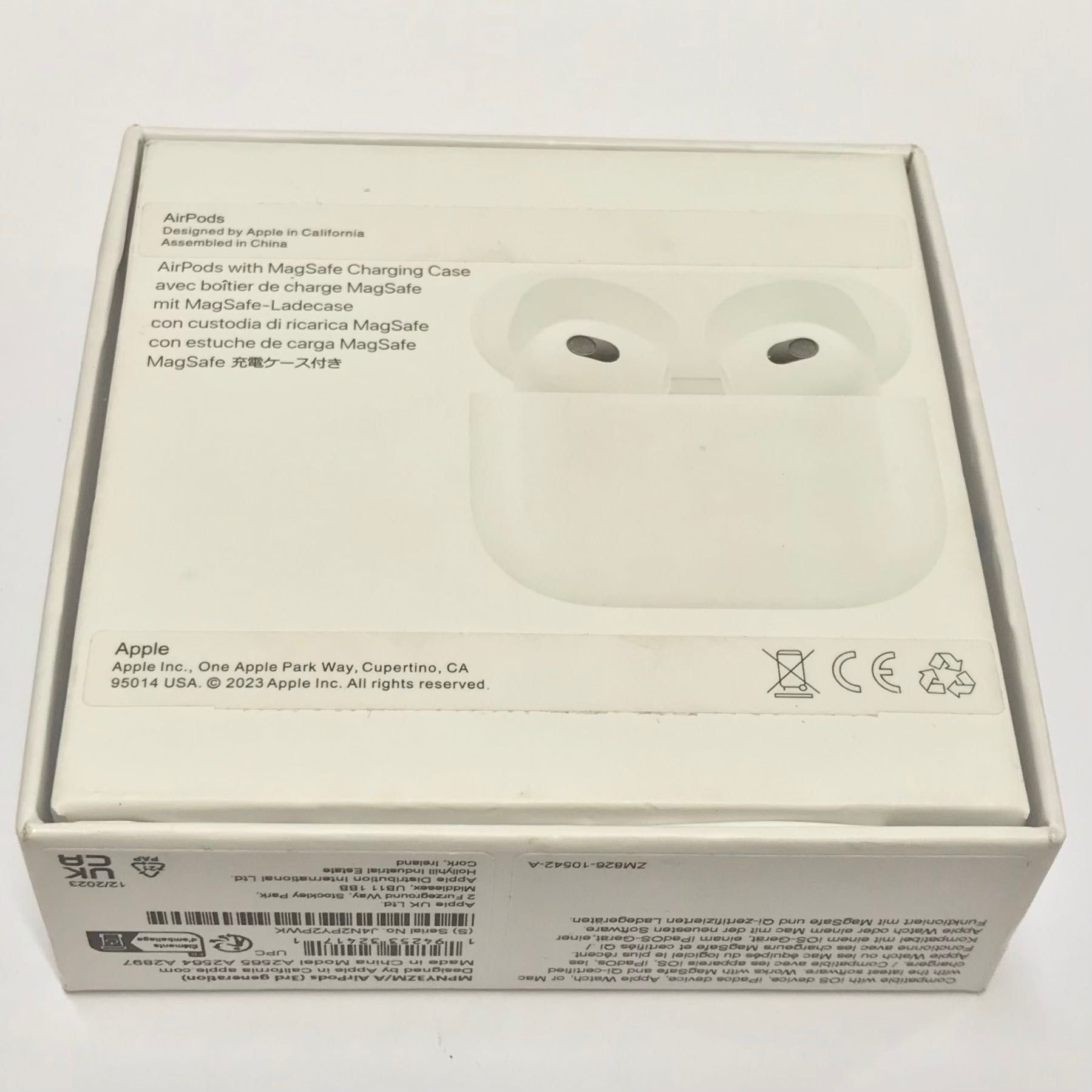 APPLE AirPods 3 Biały (MPNY3ZMA) 3rd Generation KOMPLET w pudełku