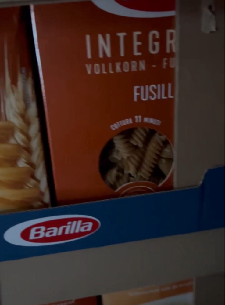 Макарони із твердих сортів Barilla Integrale Penne Rigate та Fusilli