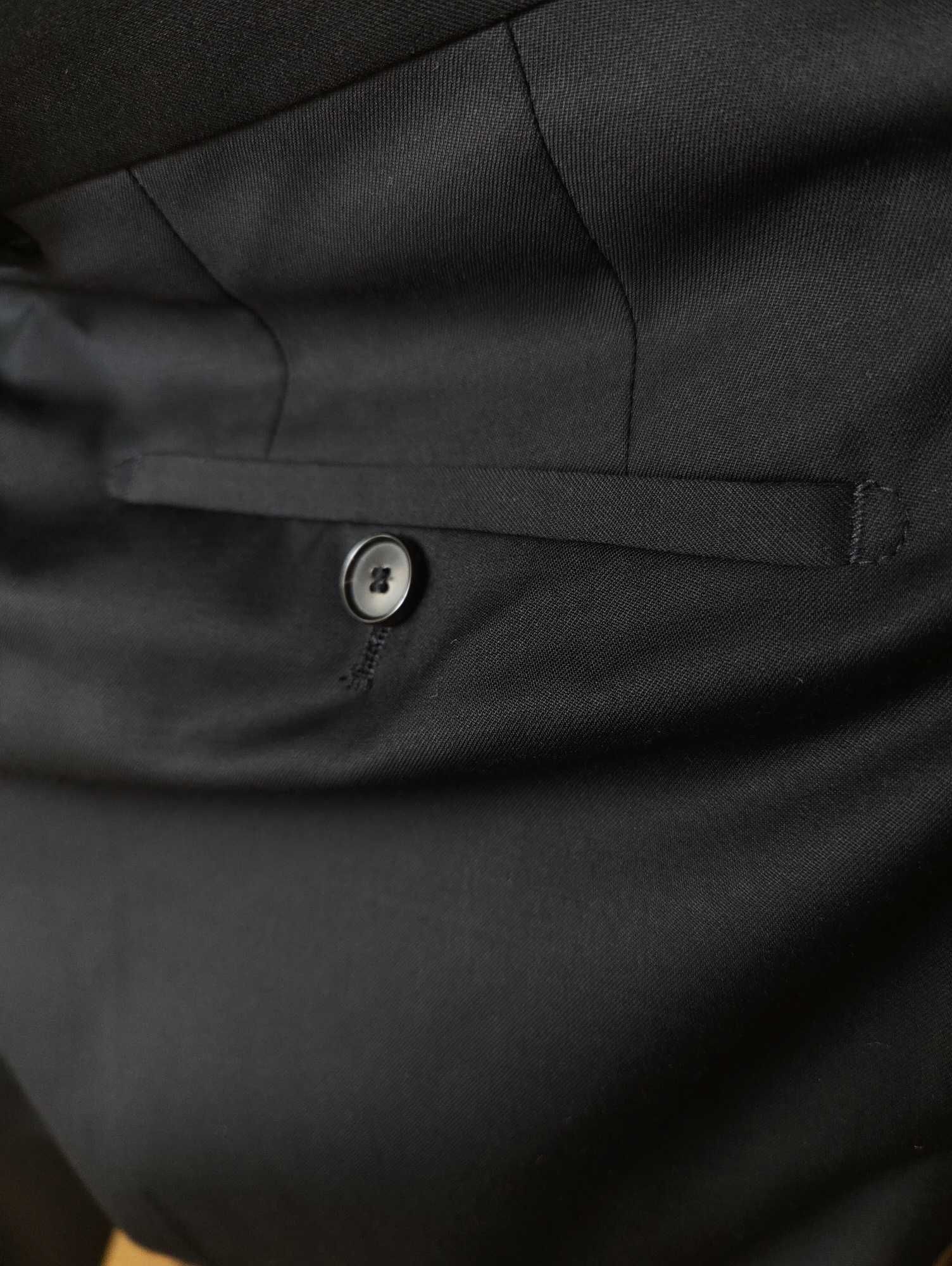 Брюки шерсть Hugo Boss wool trousers (Germany) W32 black.