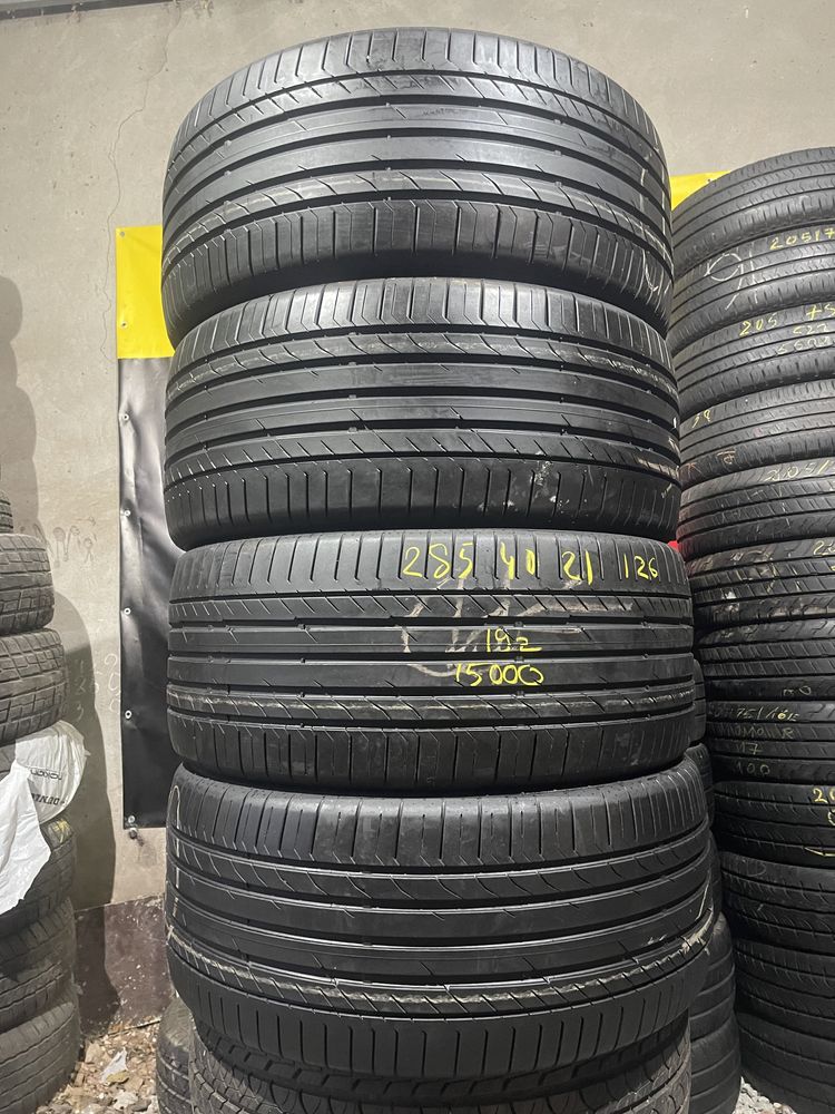 285/40R21 ContiSportontact5-4шт 19 год