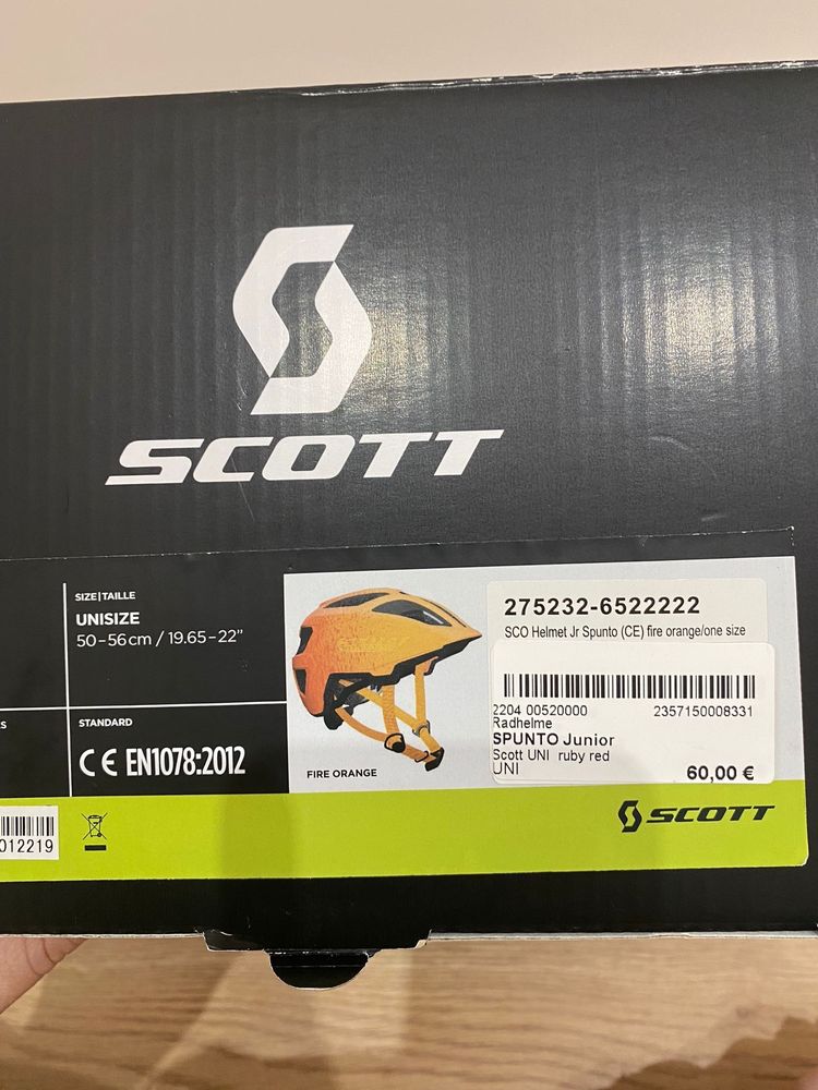 Kask rowerowy dziecięcy/młodzieżowy Scott Spunto Junior - (50 - 56 cm)