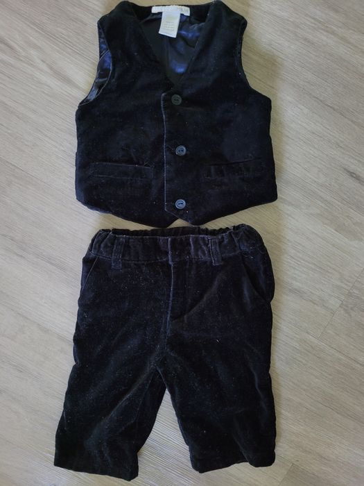 Komplet niemowlęcy do chrztu dla chłopca H&M 4 - 6 months rozmiar 68
