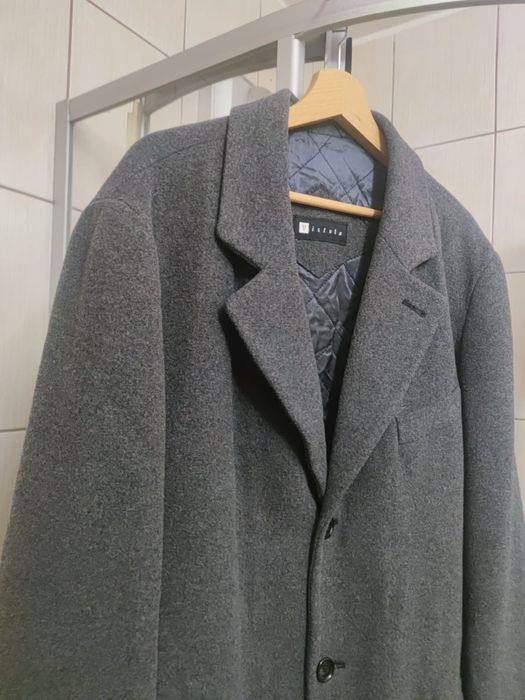 płaszcz coat overcoat XL wełna wool wełniany Vistula polska moda polsk