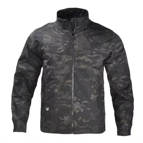 Тактична куртка вітрівка мультикам чорний (multicam black)