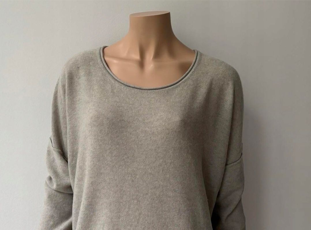 Part Two sweter oversize damski XXL 100%wełna 
100%wełna