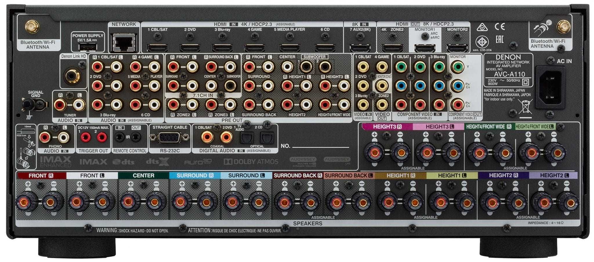 Zintegrowany wzmacniacz sieciowy Denon AVC-A110 (110 lat firmy Denon)