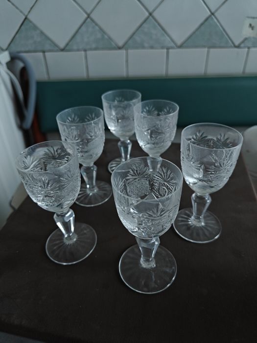 Чарки з богемського скла