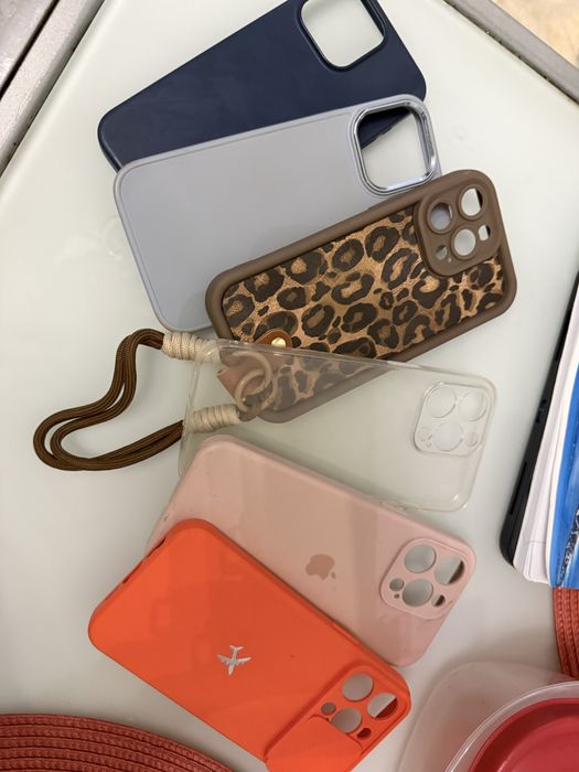 чехлы 6 шт на iphone 15 pro max
