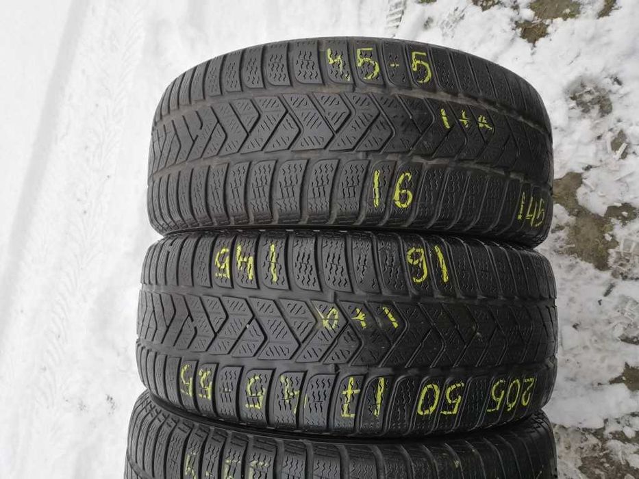 Pirelli Sottozero 3 205/50R17 93V шини бу зима 4 штуки