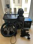 Kierownica Logitech G920+shifter+pedały+hydrołapa