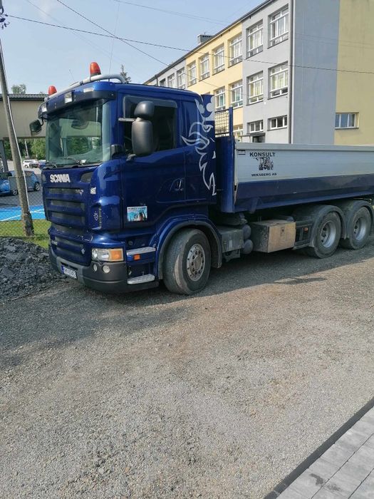 Scania  r 560  v 8  wywrotka 3  strony chydroburta 2 x