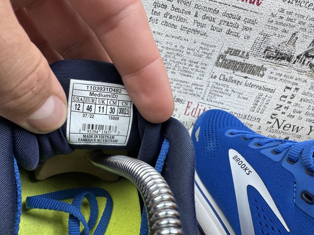 Кросівки Brooks Ghost 15 Розмір 46 / Original Взуття