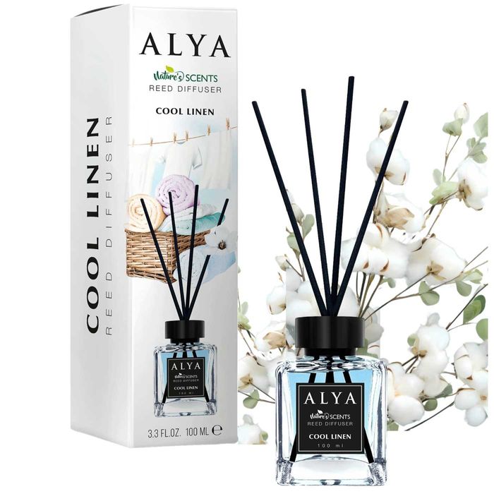 Alya Patyczki Zapachowe Cool Linen Bawełna 100ml