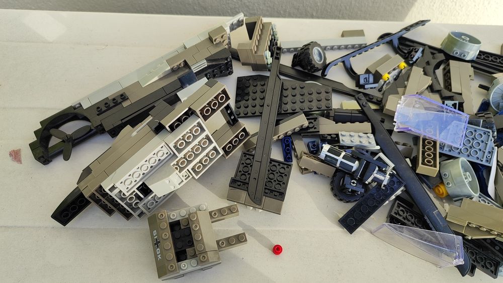 Lote de blocos de construção