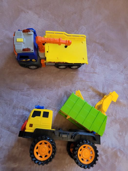 Zestaw dla chłopca, auta, śmieciarka, garaże, parking, lawety