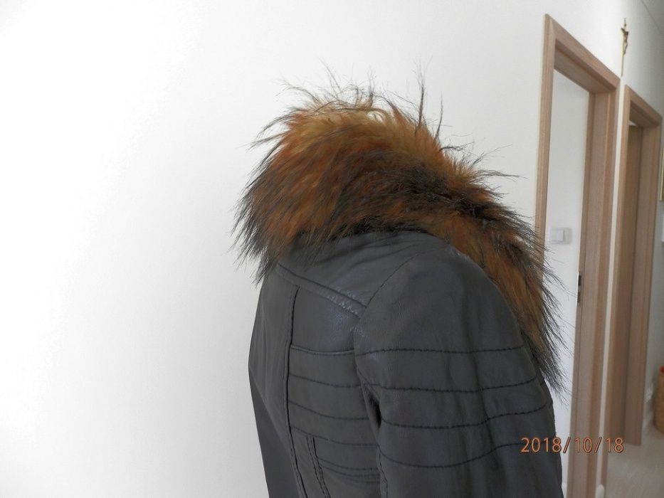 Kołnierz Futrzany Jenot Bardzo Puszysty z Połyskiem Etola Futerko