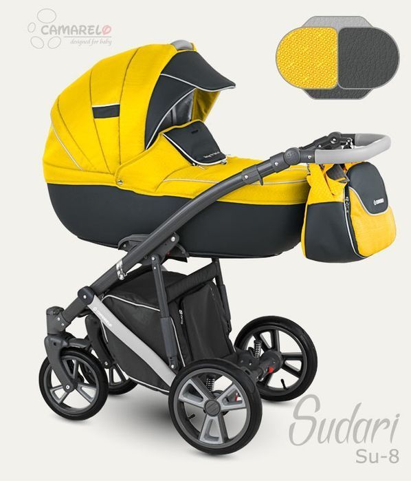 NOWY! Camarelo Sudari wygodny wózek 2w1 lub 3w1