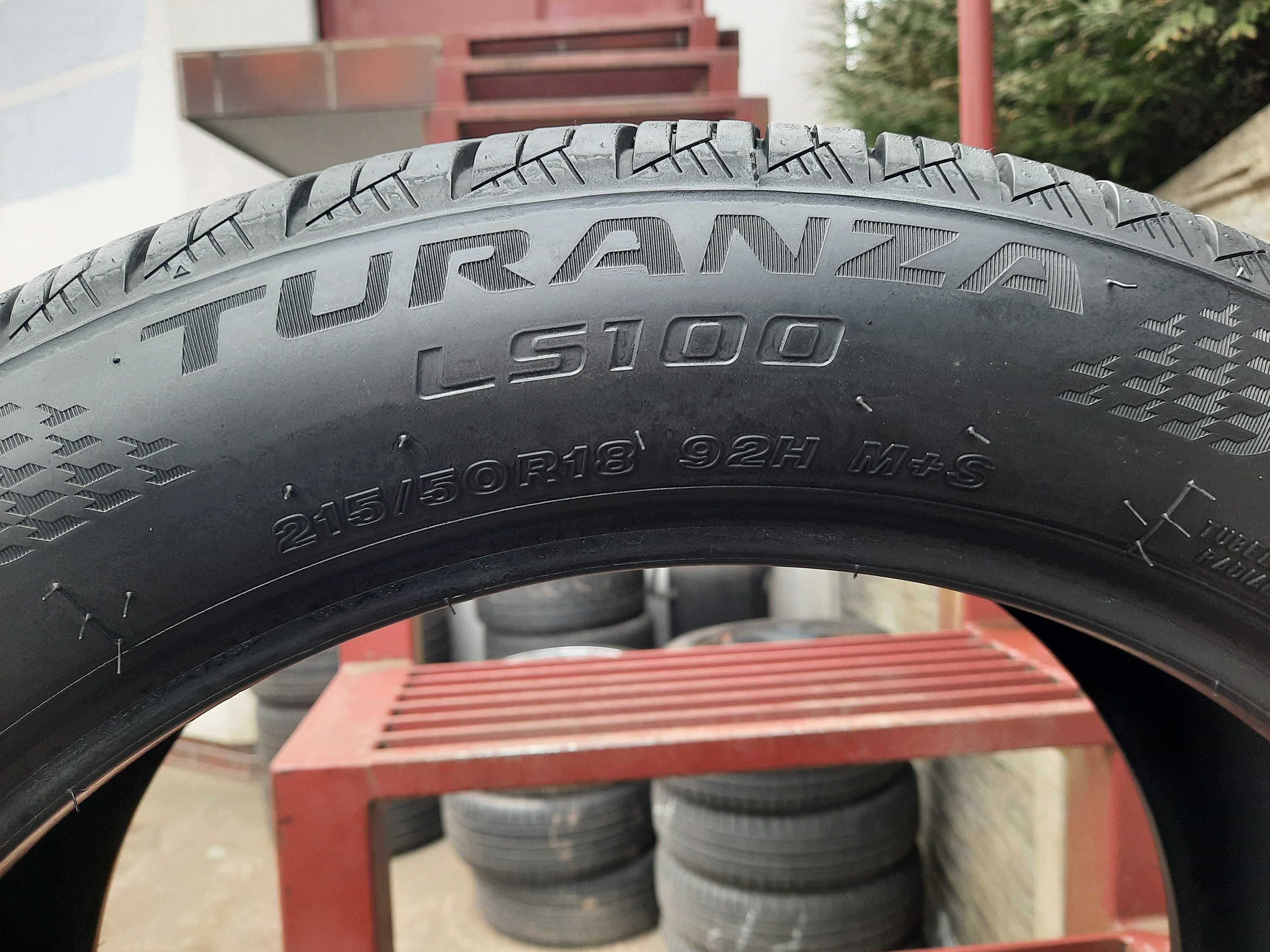 Opona JAK NOWA całoroczna 215/50 R18 Bridgestone Turanza LS100