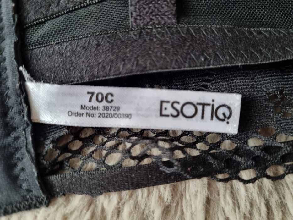 Biustonosz esotiq 70C czarny