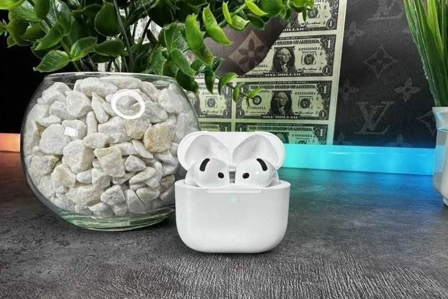 Навушники Бездротові аірподс 4 1в1 +чохол