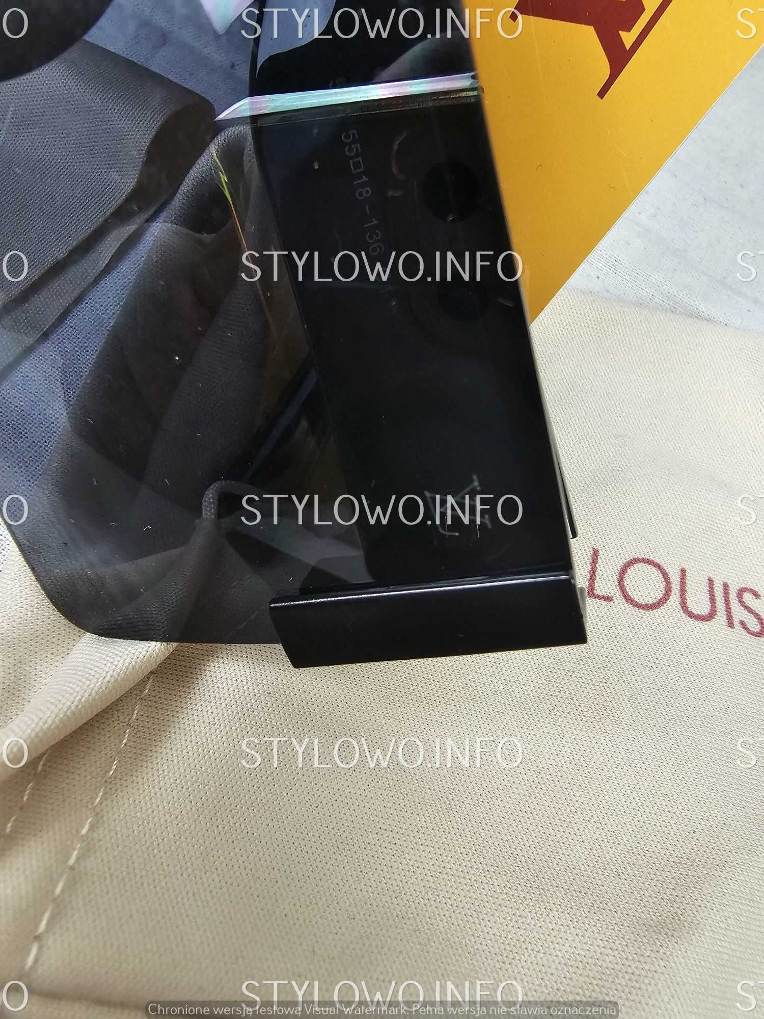 Okulary przeciwsłoneczne Zestaw Louis Vuitton logowane pudełko lato