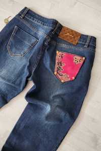 Just-r włoskie orginalne jeansy roz L 42