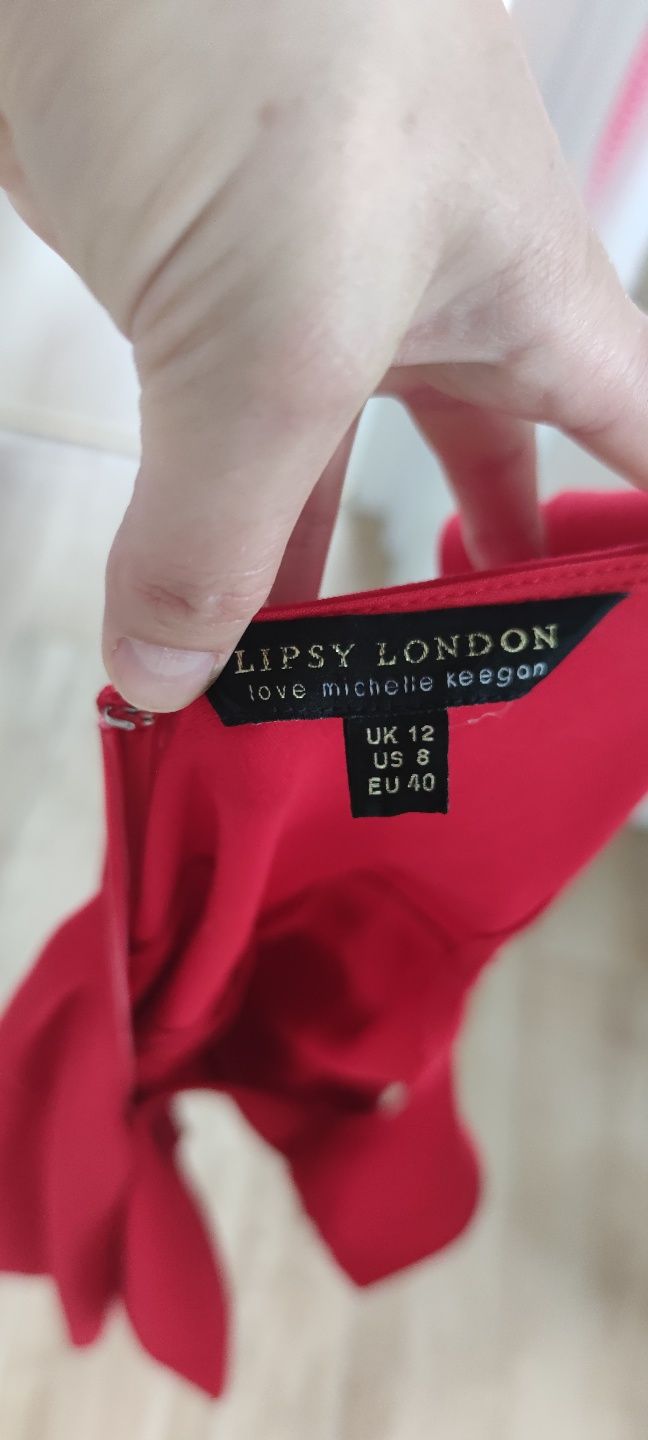 Dopasowana sukienka L/40/12 Lipsy London Love Michelle Keegan czerwona