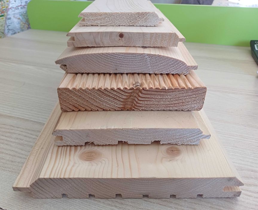 Deska podłogowa heblowana elewacyjna tarasowa półbal podbitka szalówka