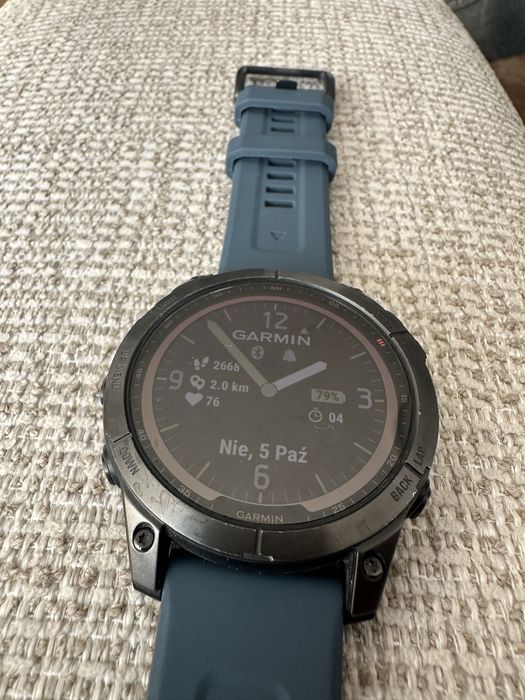 Garmin Fenix 7 Sapphire Solar Tytanowo-szary z powłoką węglową