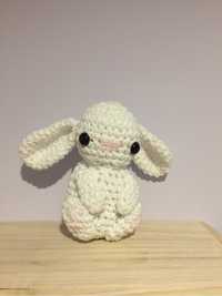 Nowy pluszak maskotka królik handmade amigurumi