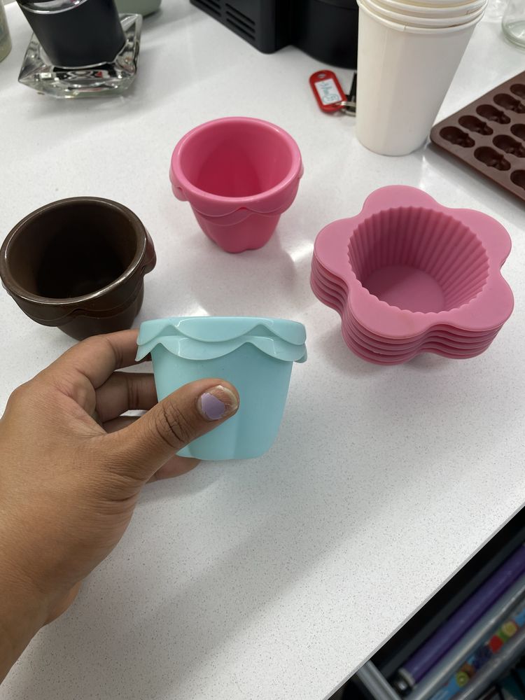 Moldes silicone pastelaria muffins/queques/pudins