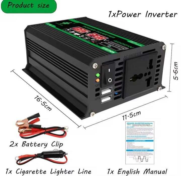 4000 Вт DC 12 В змінний струм 110 В 220