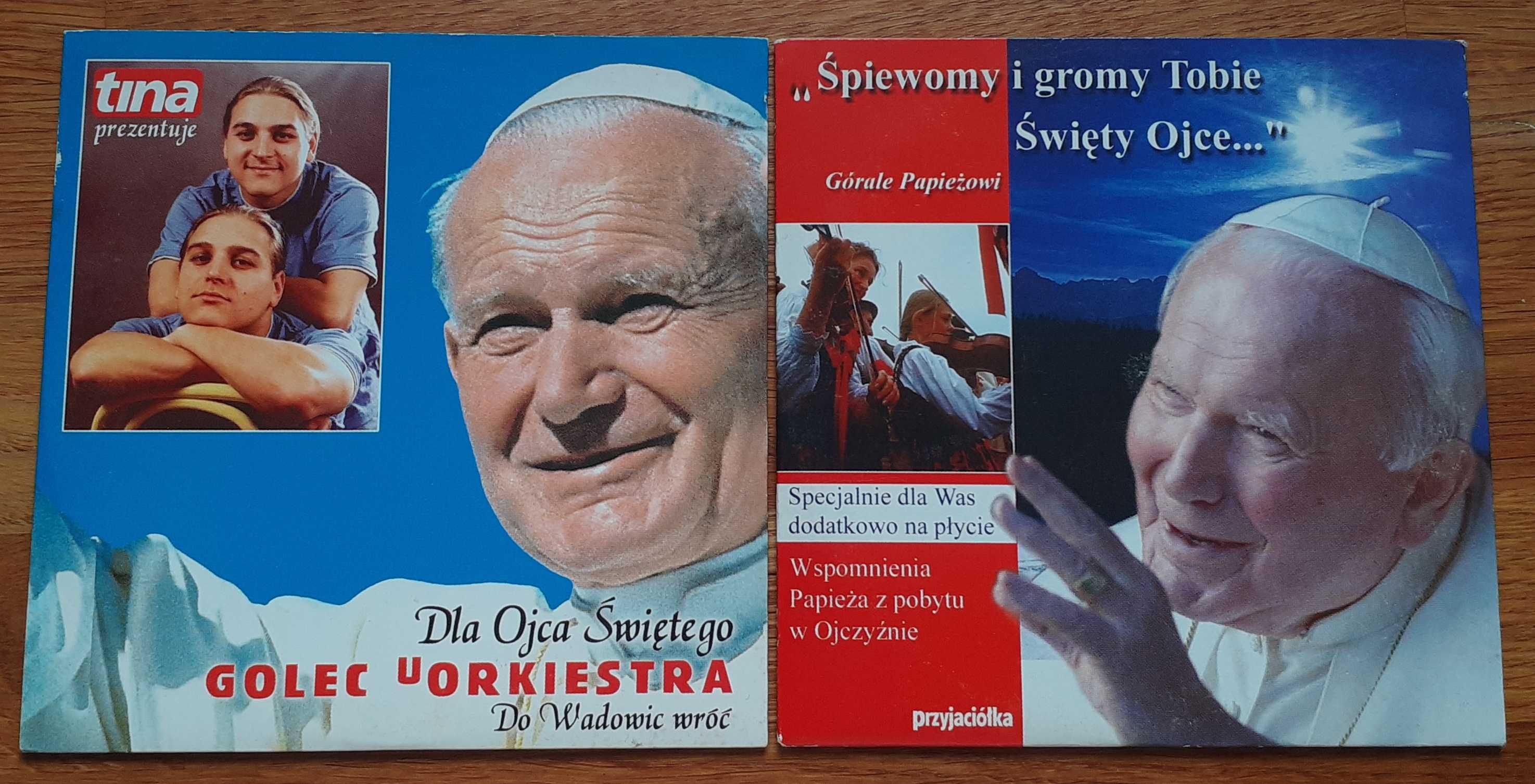 2 płyty CD Golec Orkiestra i Górale Dla Ojca Świętego Jna Pawła II