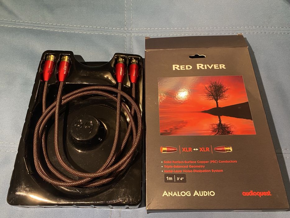 Міжблочний Кабель XLR Audioquest Red River, 1м, стан нового