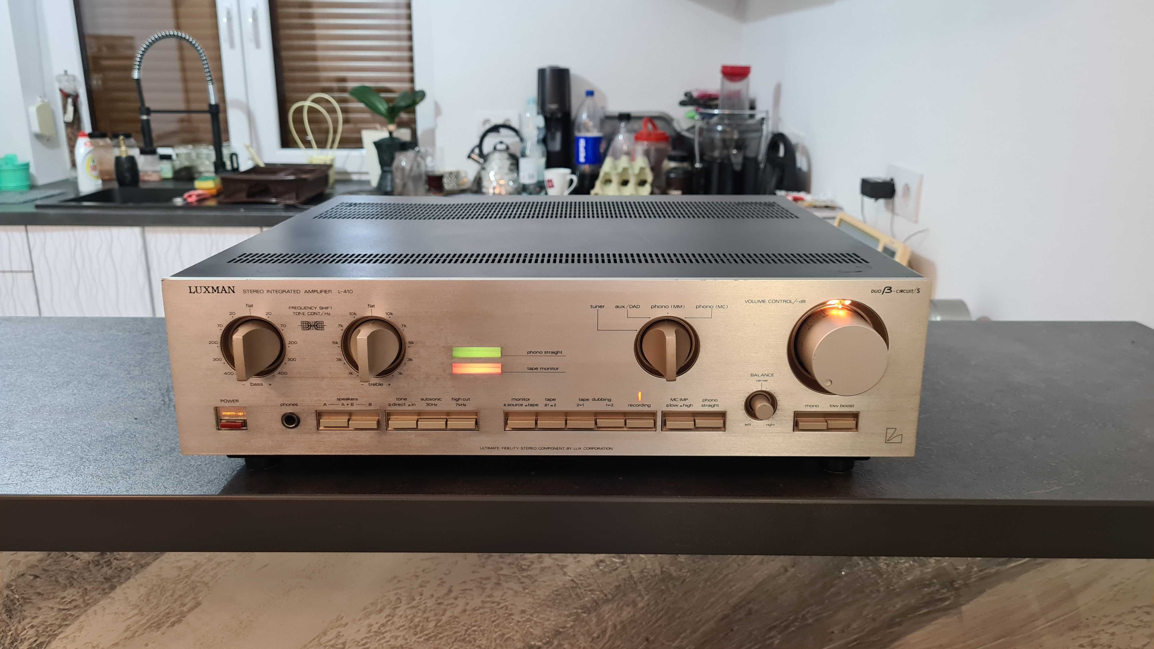 LUXMAN L-410 wzmacniacz Made in Japan- Piękne brzmienie- instrukcja