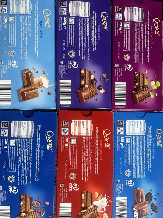 Шоколад з Німеччини 200г Choceur