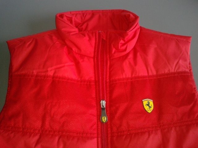 FERRARI czerwony bezrękawnik chłopięcy kamizelka rozm. 158 cm