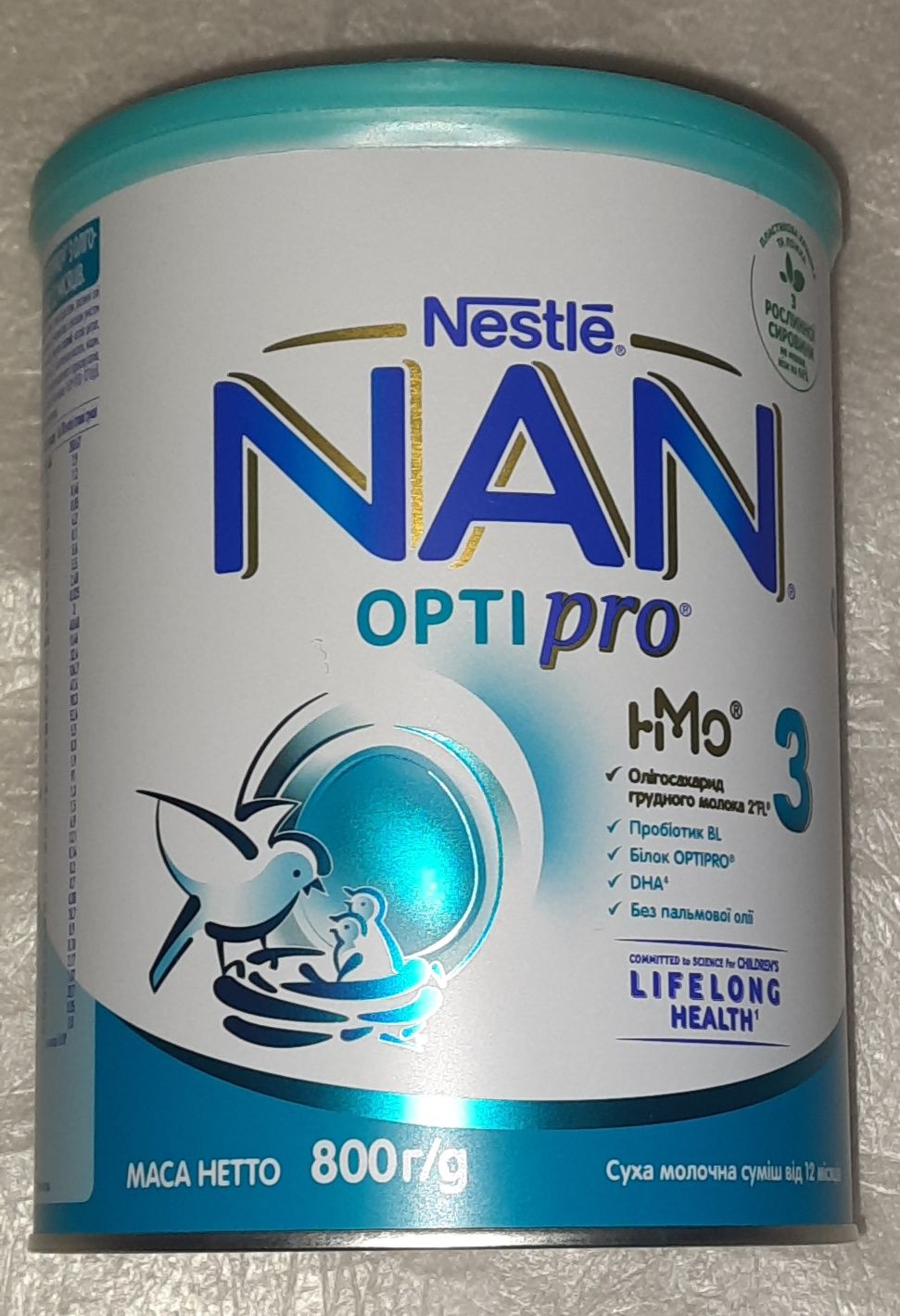 Суха молочна суміш Nestle NAN 3 Optipro, 800 г