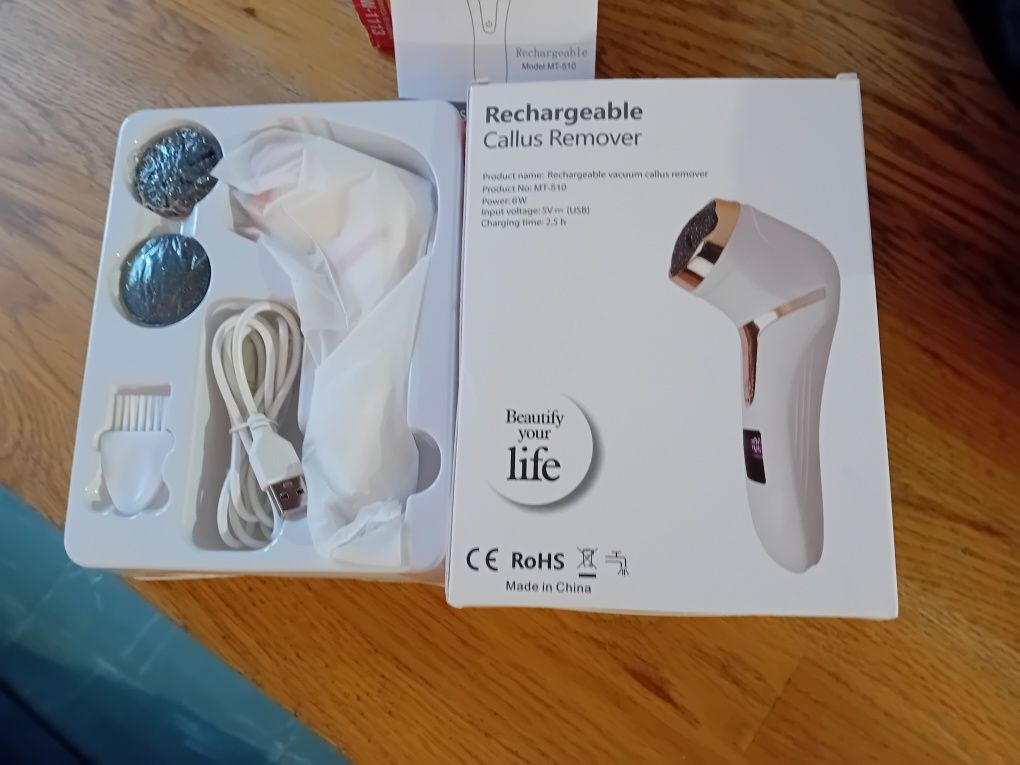 Pilnik do stóp, pięt Rechargeable  Callus Remover ,nowy