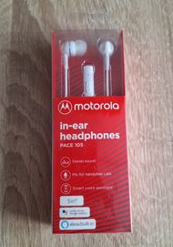 Słuchawki Przewodowe Douszne mikrofon Motorola Pace 105 Stereo