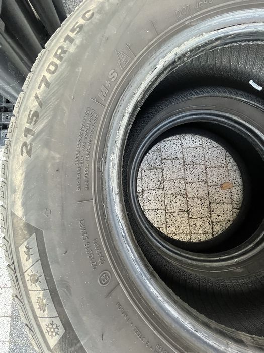 Opony całoroczne 215/70 R15C z 2020r. 2szt