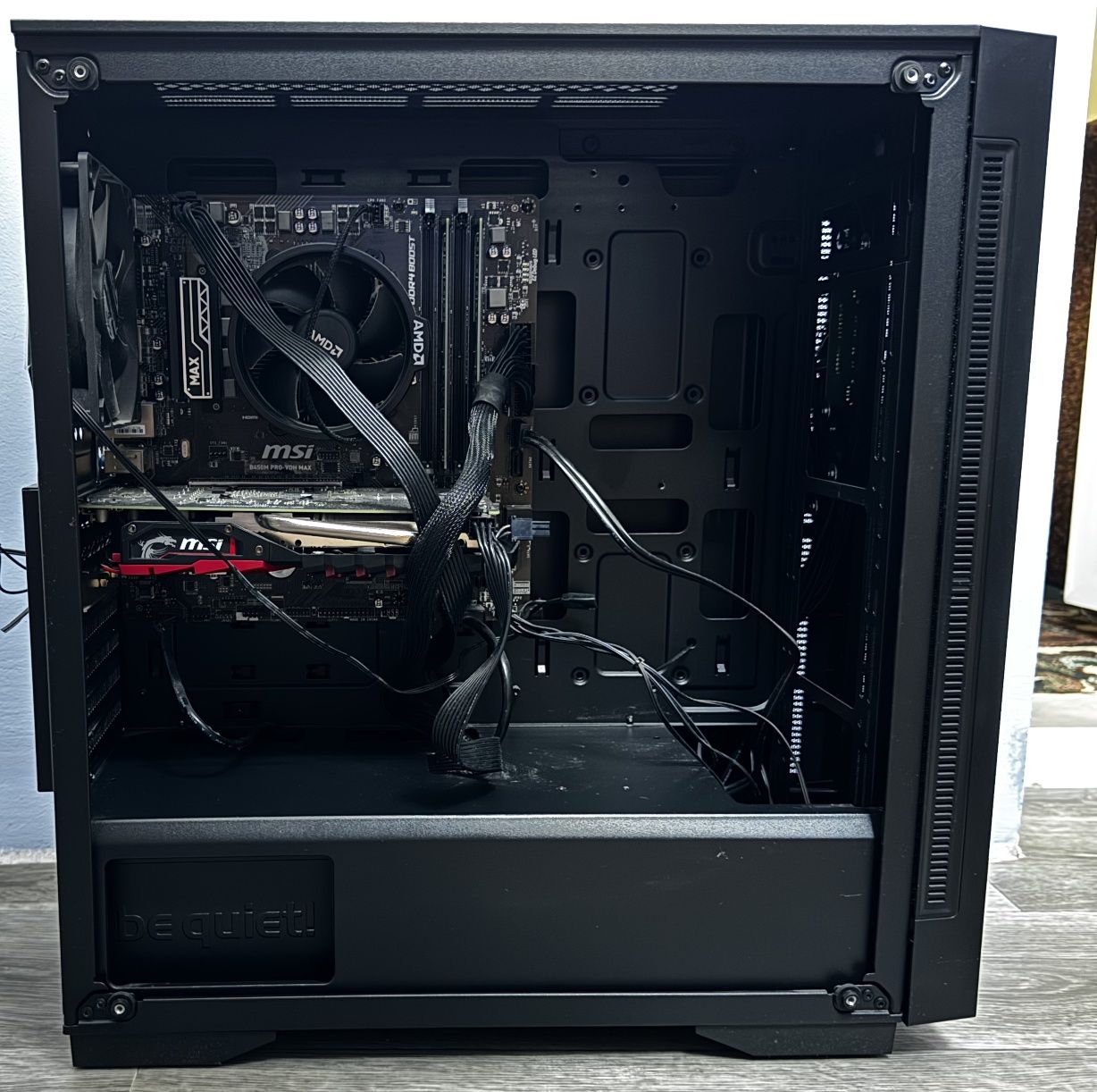 ПК PC DeepCool/Ryzen 5 5600G/ОЗУ 32GB/MSI b450m/1050Ti/SSD 500GB/Wi-fi
