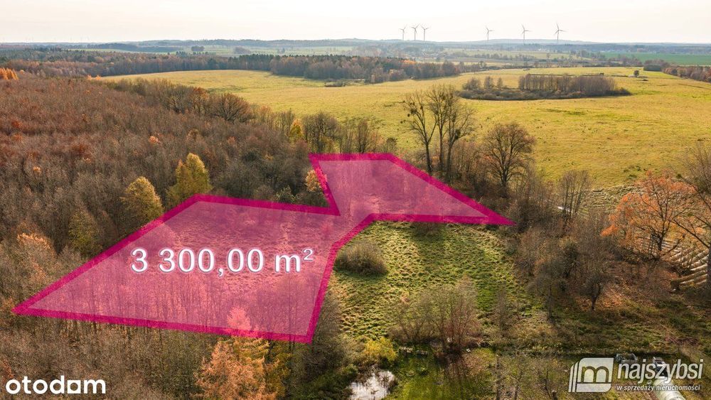 Zagórze-Atrakcyjna działka przy lesie