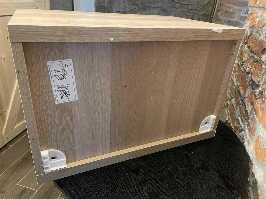 Szafka Ikea, front biały połysk