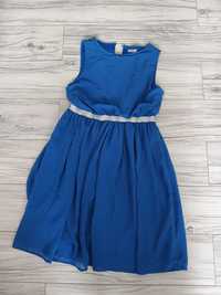 Niebieska sukienka Friboo
